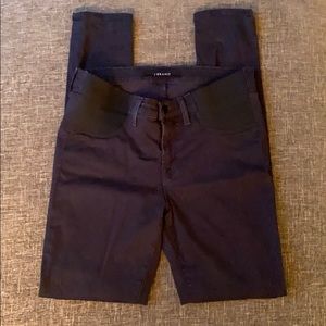 J Brand Super Soft Skinny Black Maternity Jeans